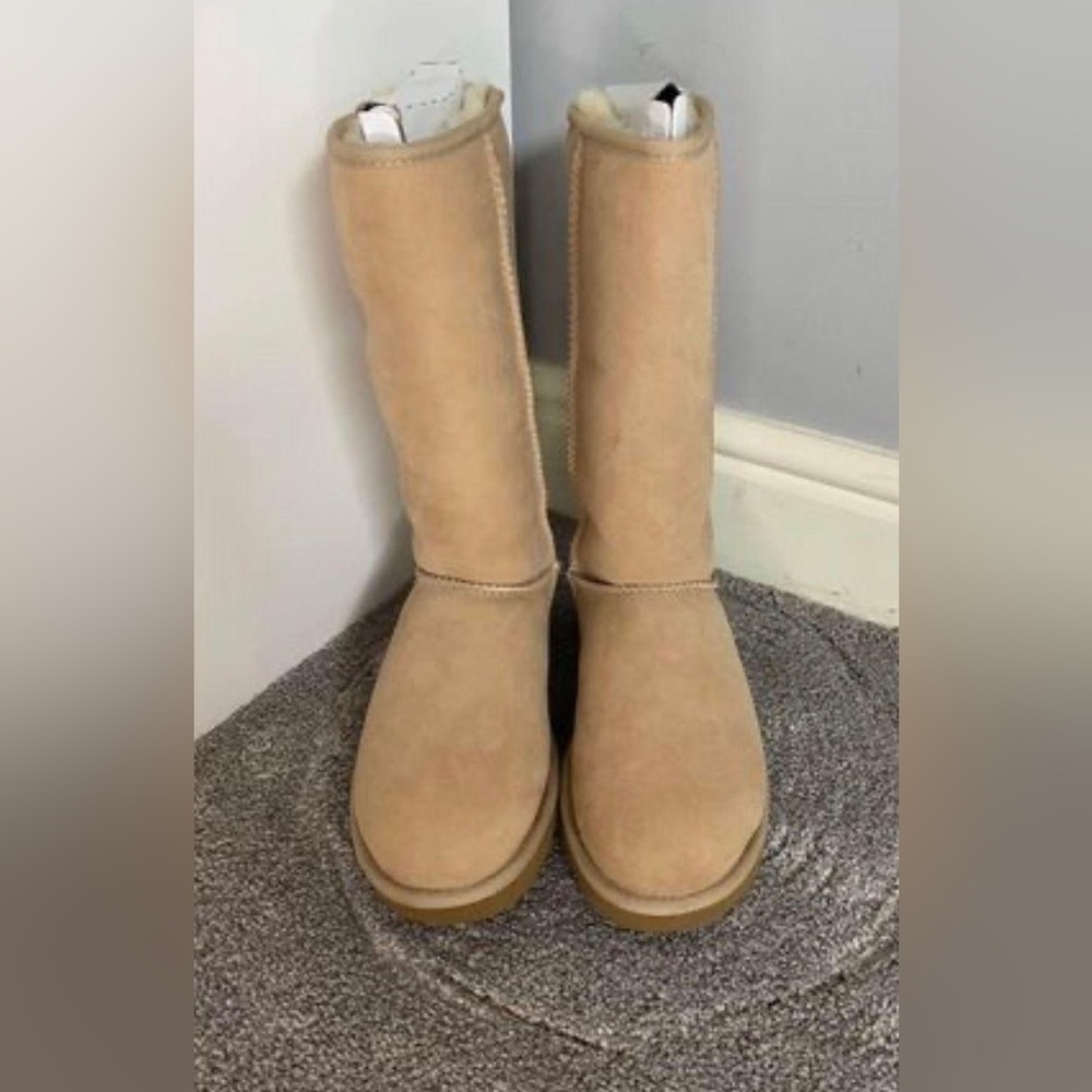 Tall Sand Ugg Boots